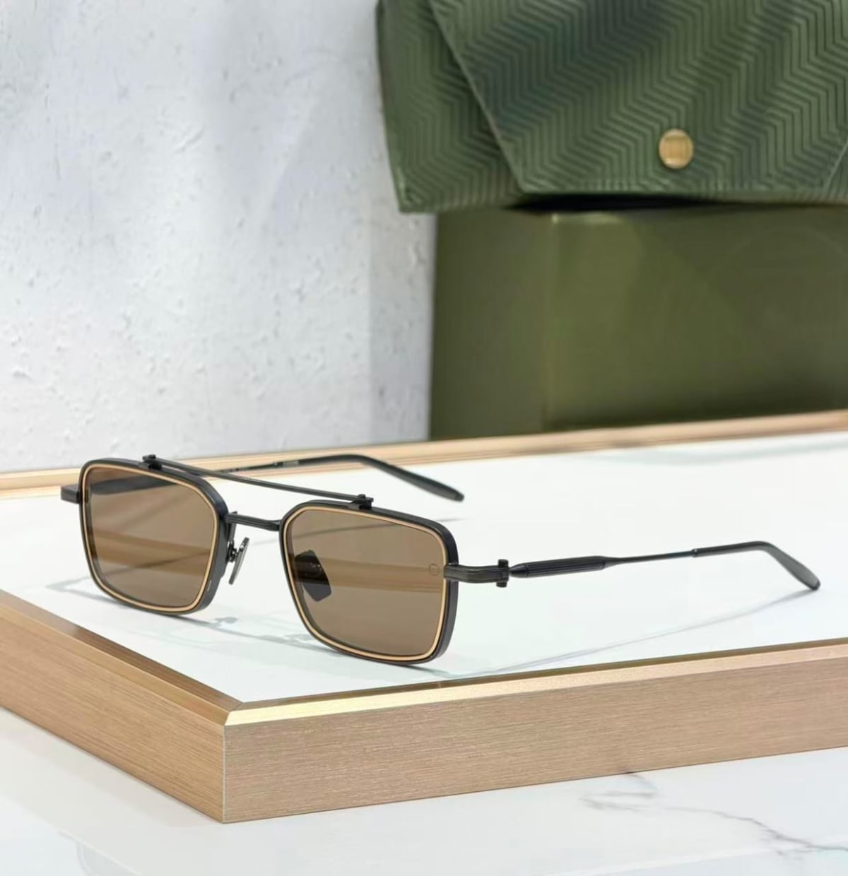 Akoni Eclipse Brown Premium Sunglasses-0