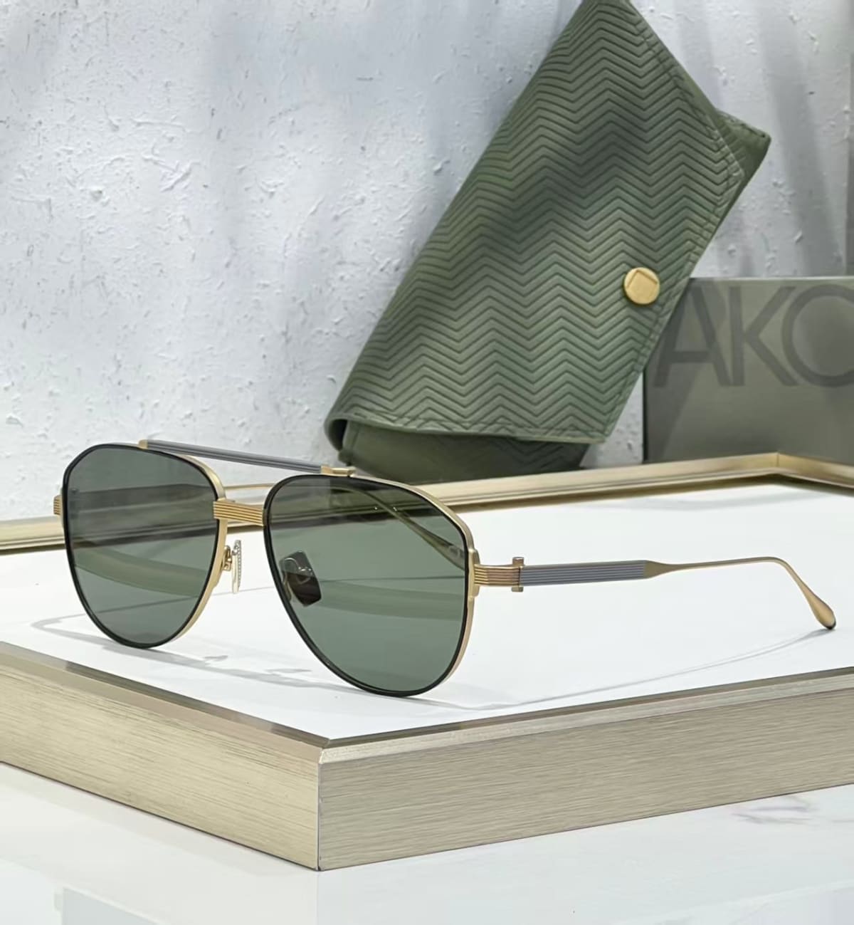 Akoni Eclipse Green Premium Sunglasses-0