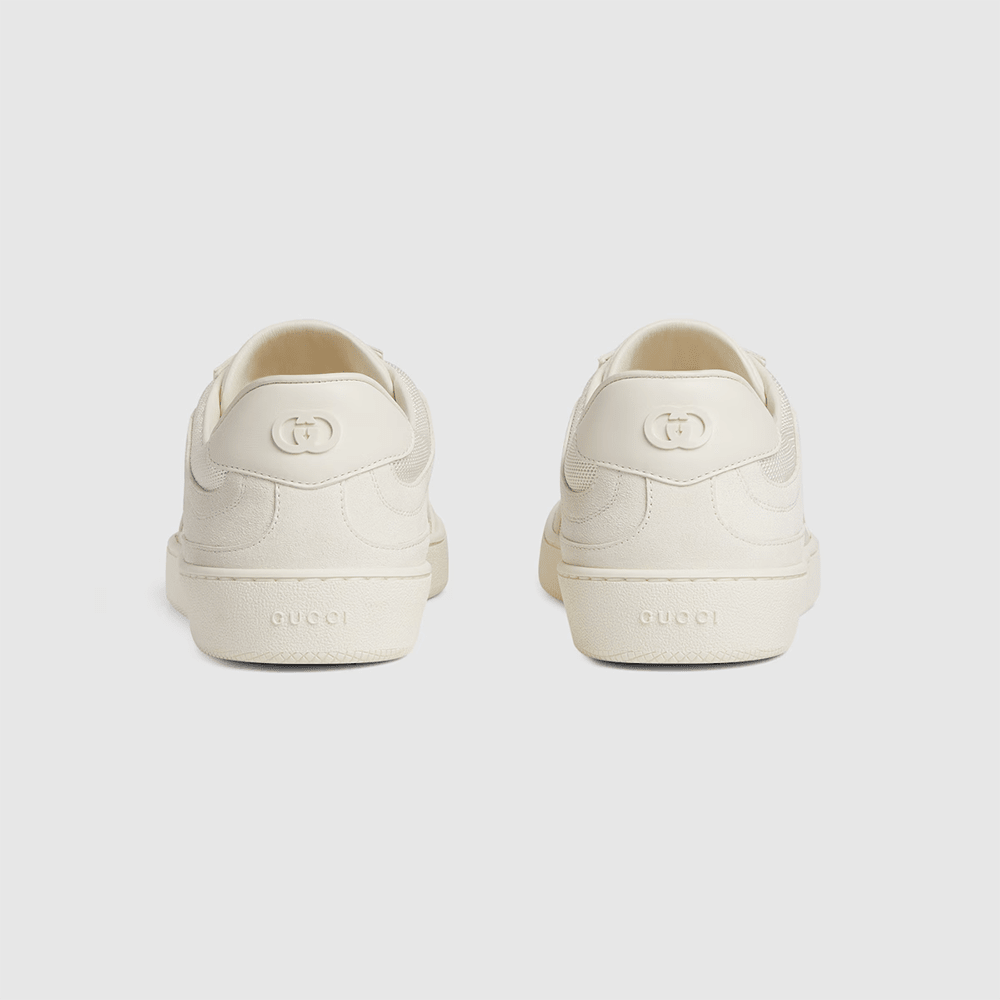 Gucci White Screener GG Sneakers-4