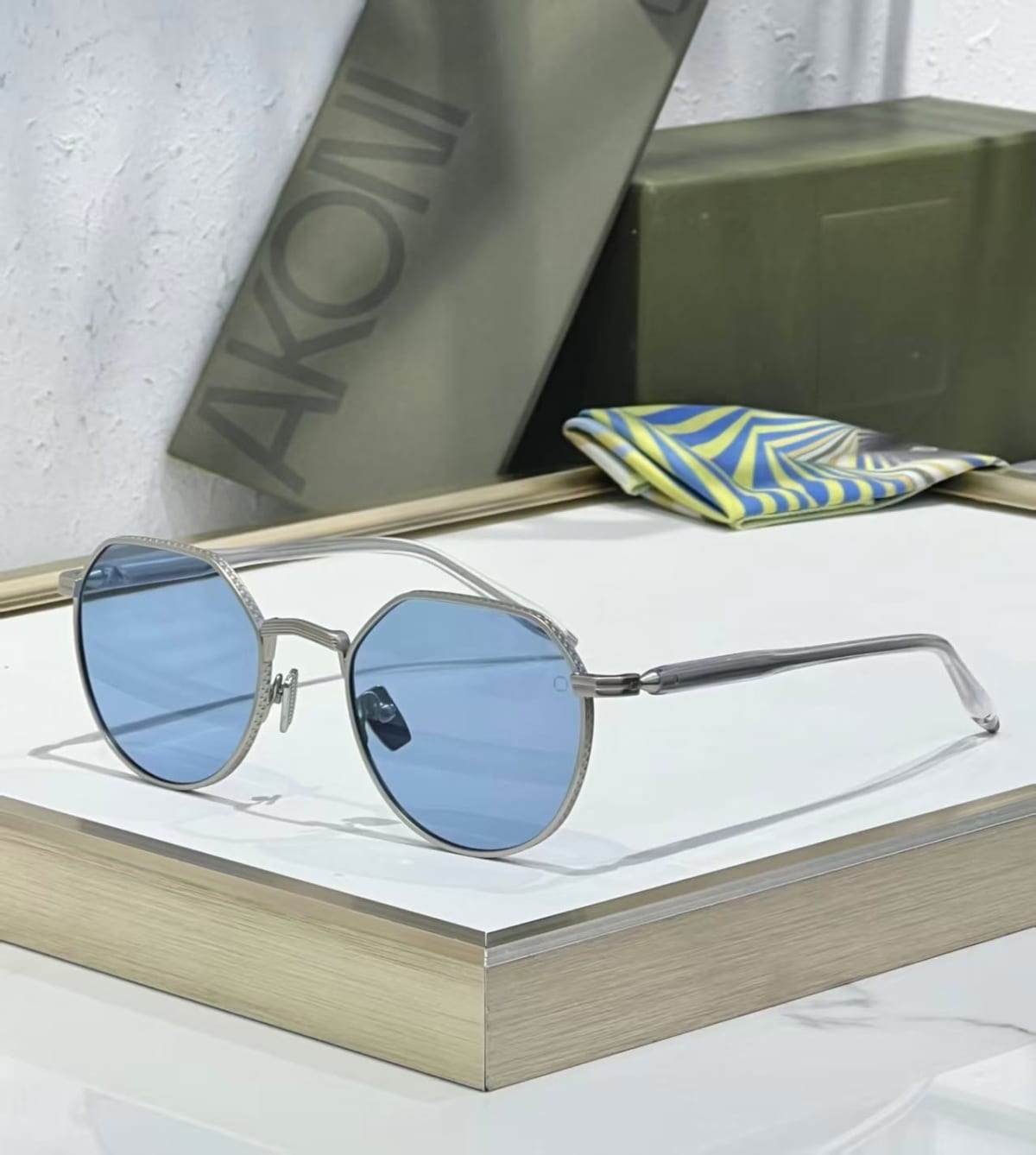 Akoni Eclipse Blue Premium Sunglasses-0