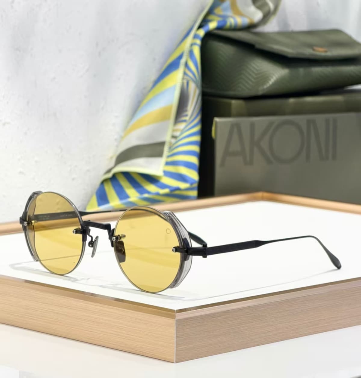 Akoni Eclipse Brown Premium Sunglasses-0