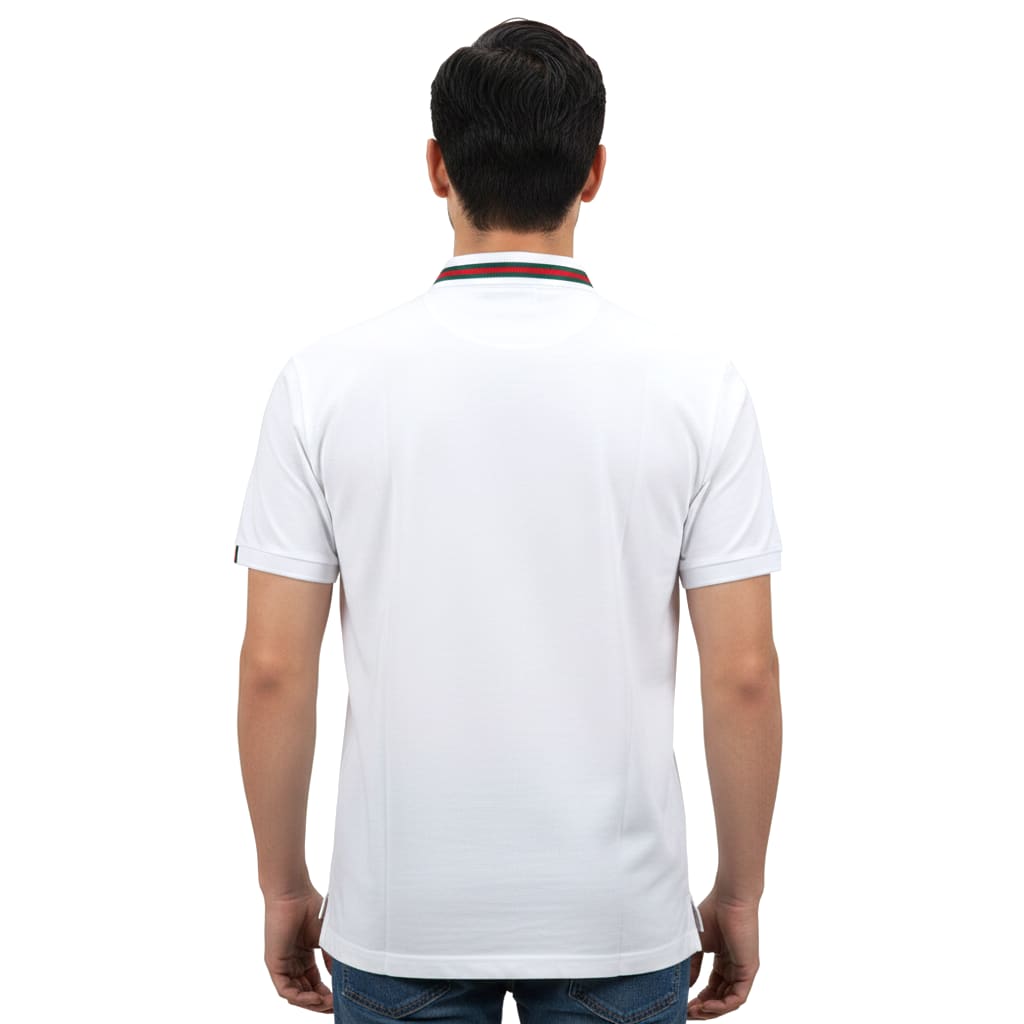 Gucci White Premium Quality Polo T-shirt-2