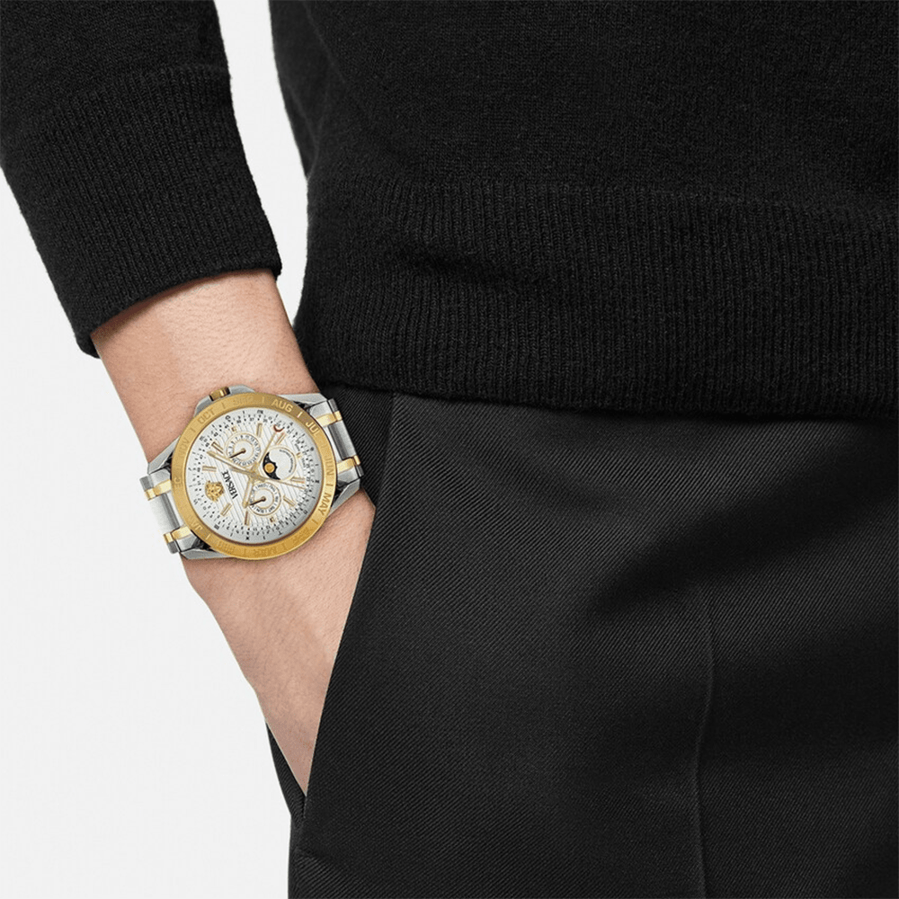 Versace V-Galaxy Moonphase Mens Watch OMR 770 VE0K00225-3