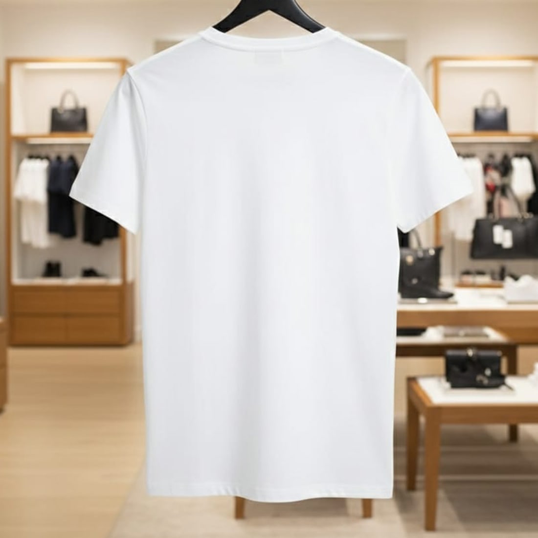 Michael Kors White Premium Round Neck T-shirt-3