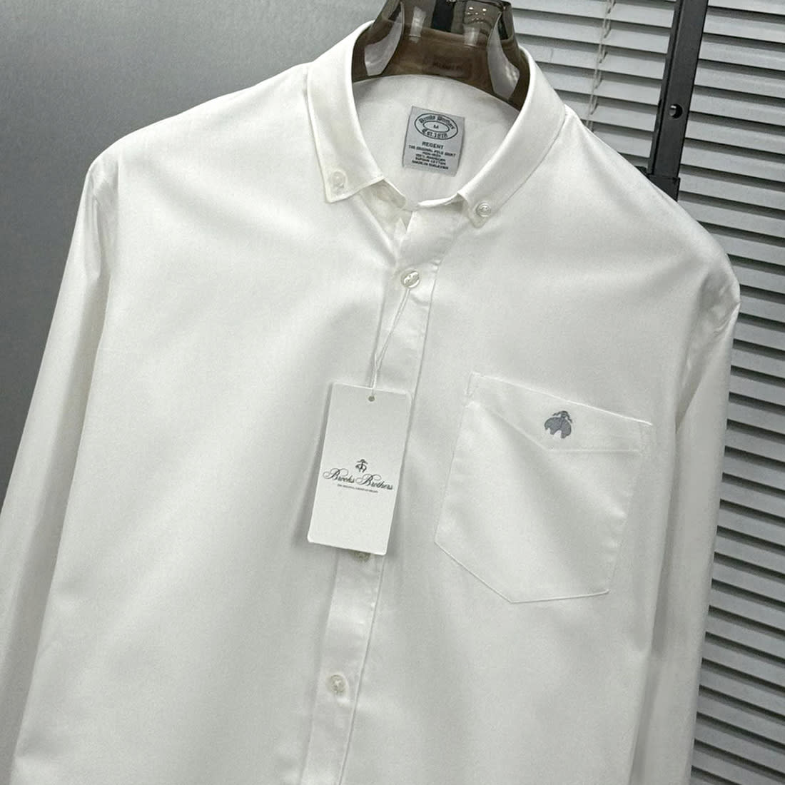 Brooks Brothers White Premium Cotton Shirt-1