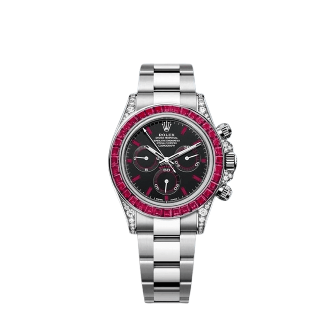 Rolex Cosmograph Daytona “Red Sapphire” 18k White Gold Watch 126599TSU-0