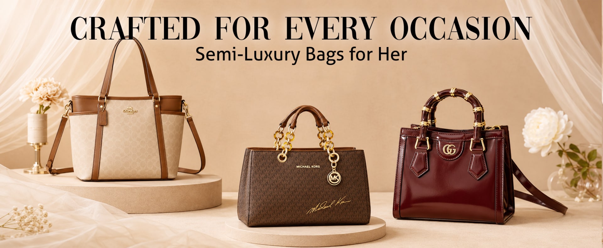 Women Affordable Shoulder Bags collection banner