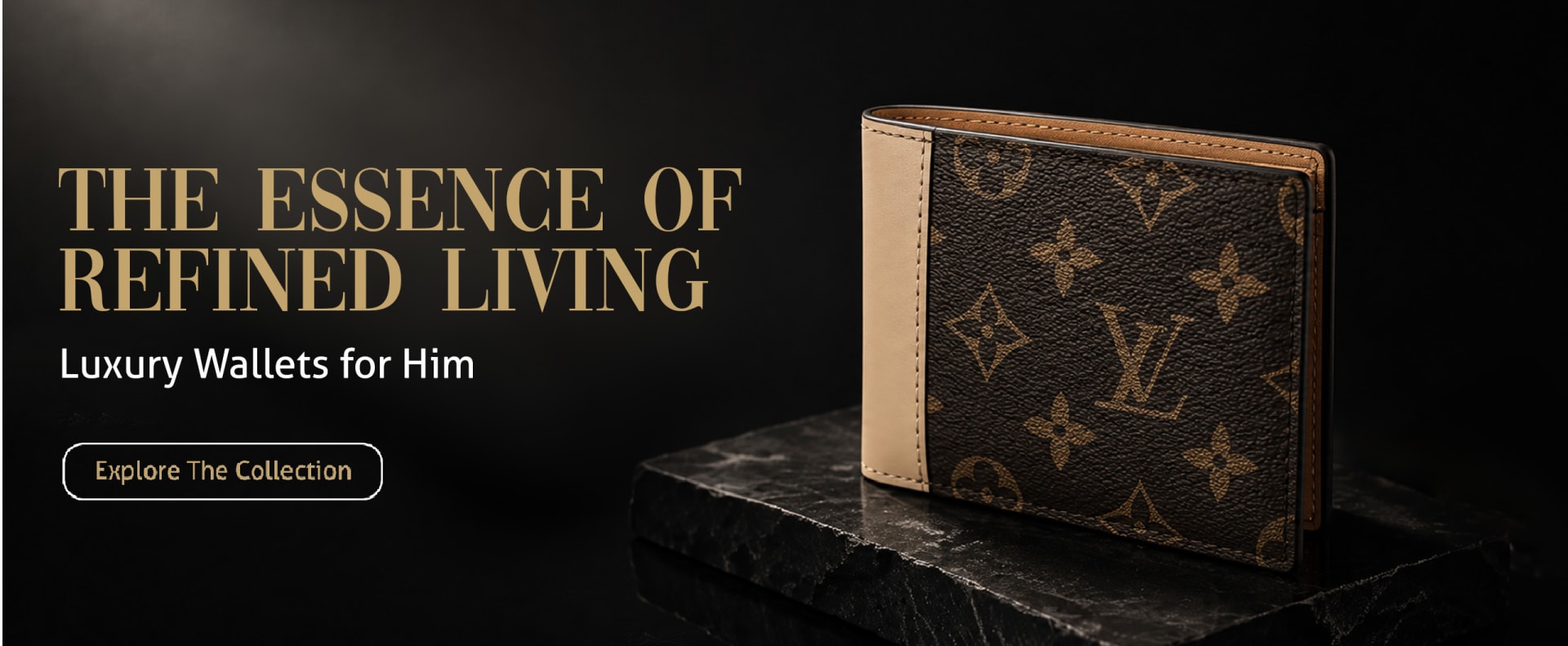 Men's Wallet collection banner