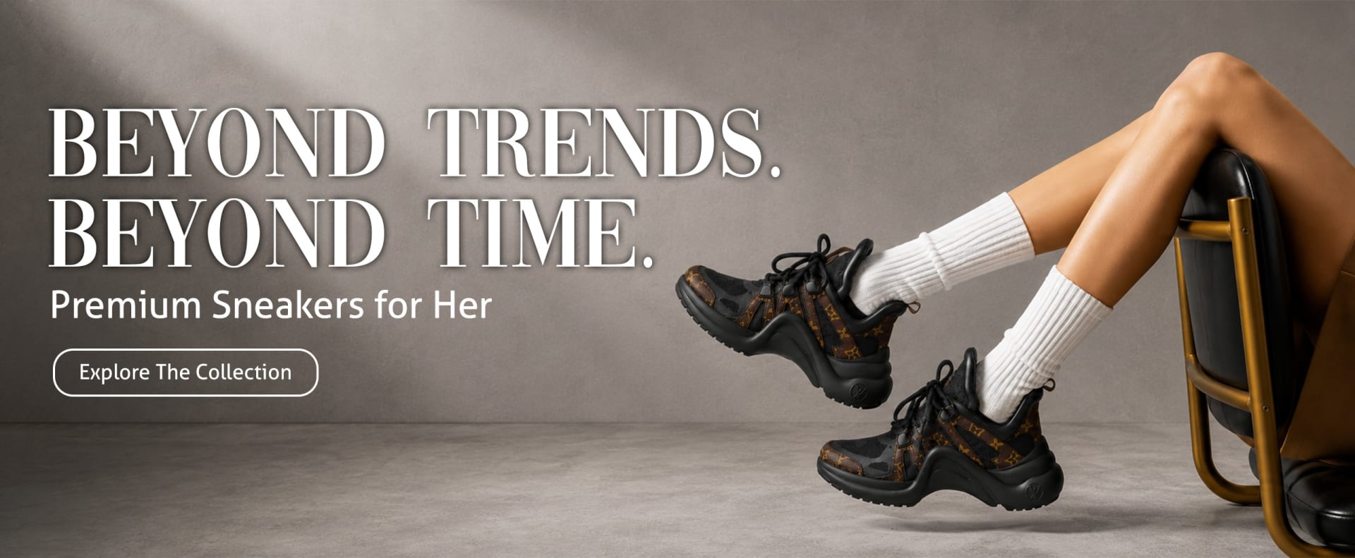 Womens Sneakers collection banner