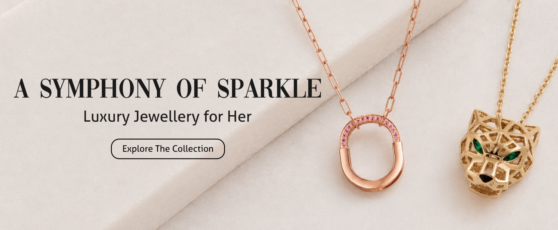 Womens Premium Jewellery collection banner