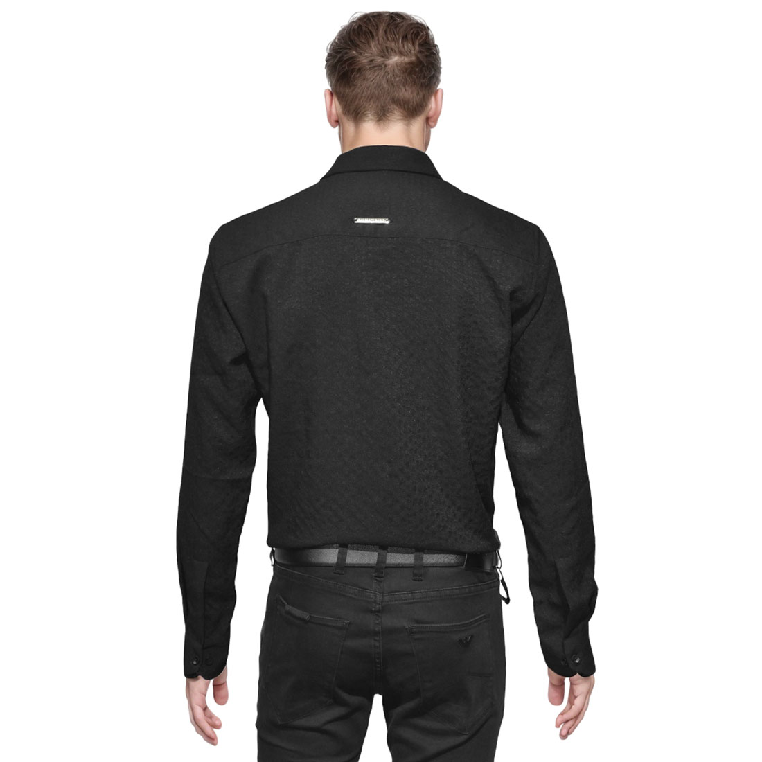 Buy Casablanca Midnight Acropolis Silk Shirt Online - Vogue Mine