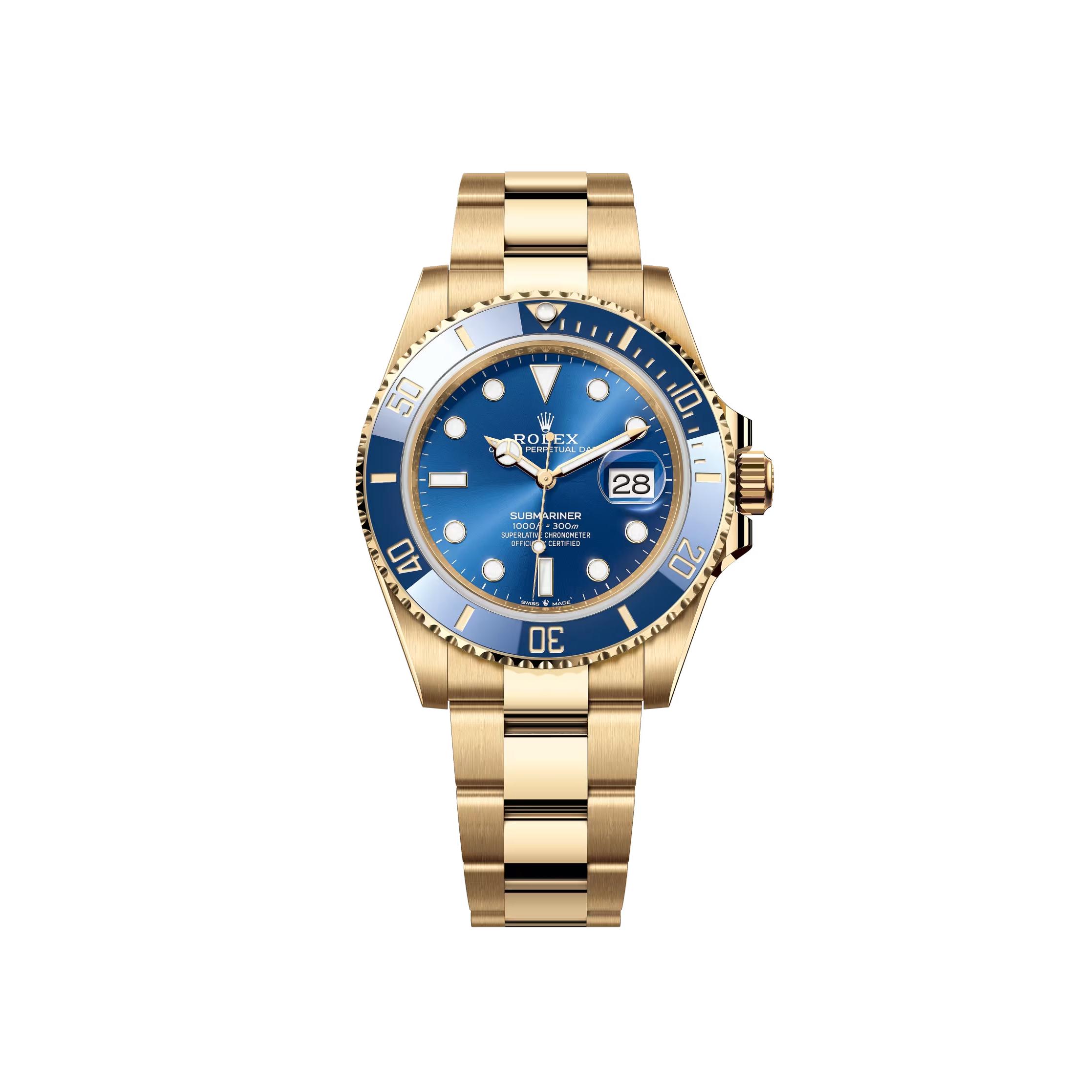 Rolex Submariner Date Oyster, 41 mm, yellow gold Reference 126618LB ...