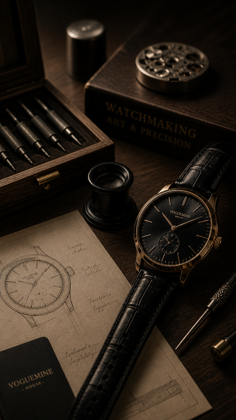 Watchmaker level detailing