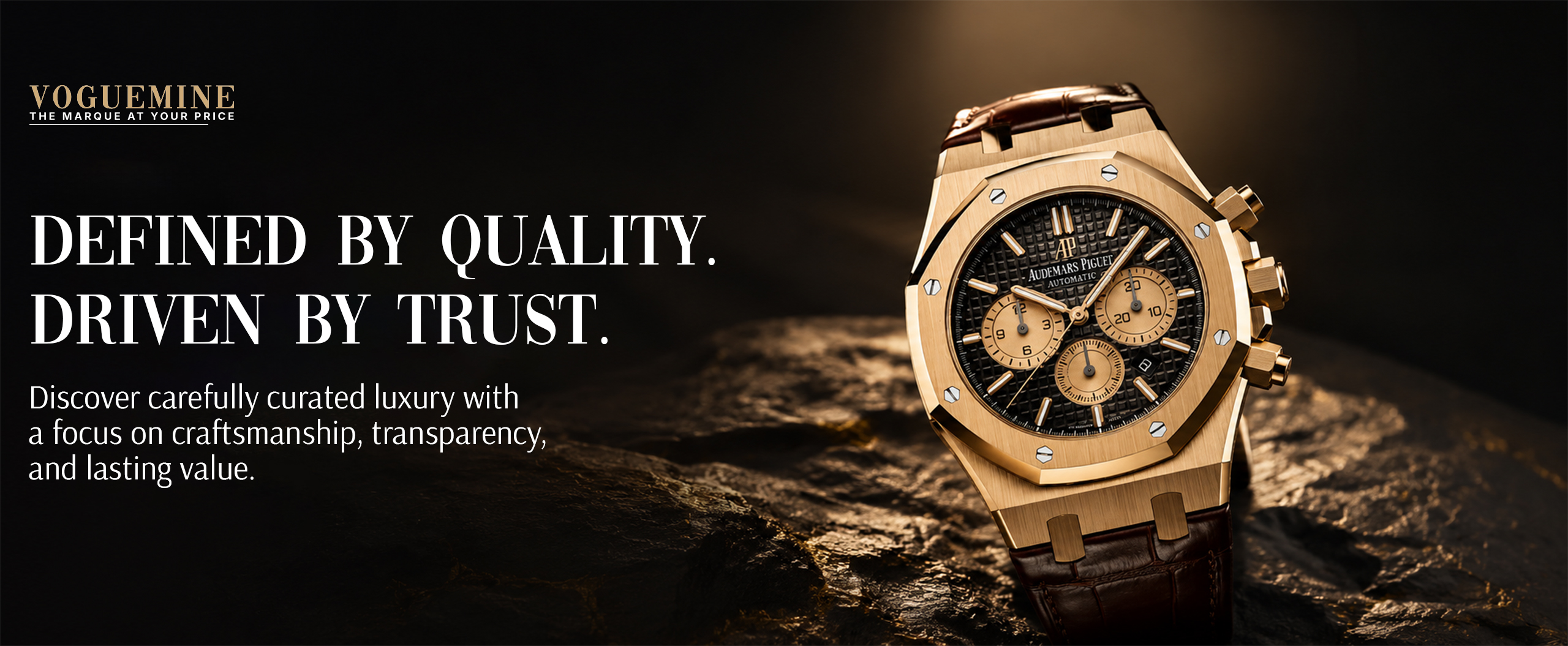 Luxury watch craftsmanship