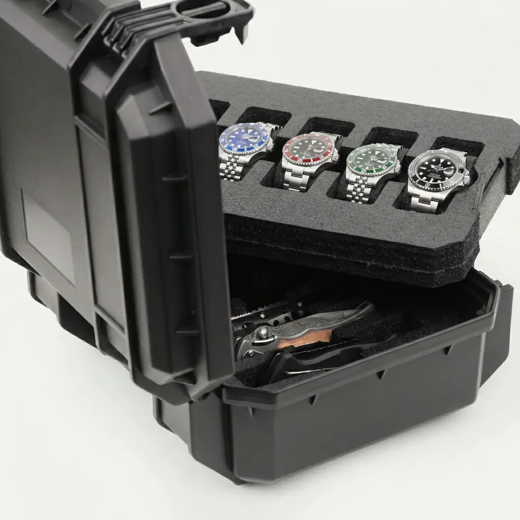 Knives Below, Watches On Top, Everything Protected