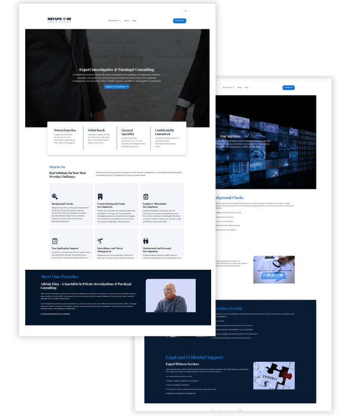Website Showcase Example