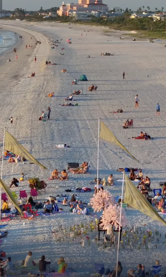 SilentWalk beach concert