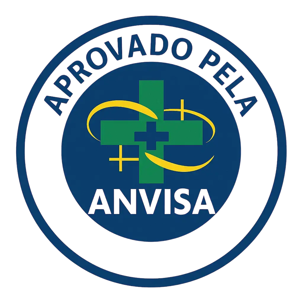 Selo Aprovado pela ANVISA
