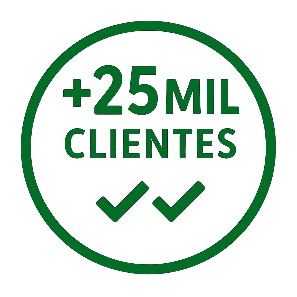 Selo +25 Mil Clientes