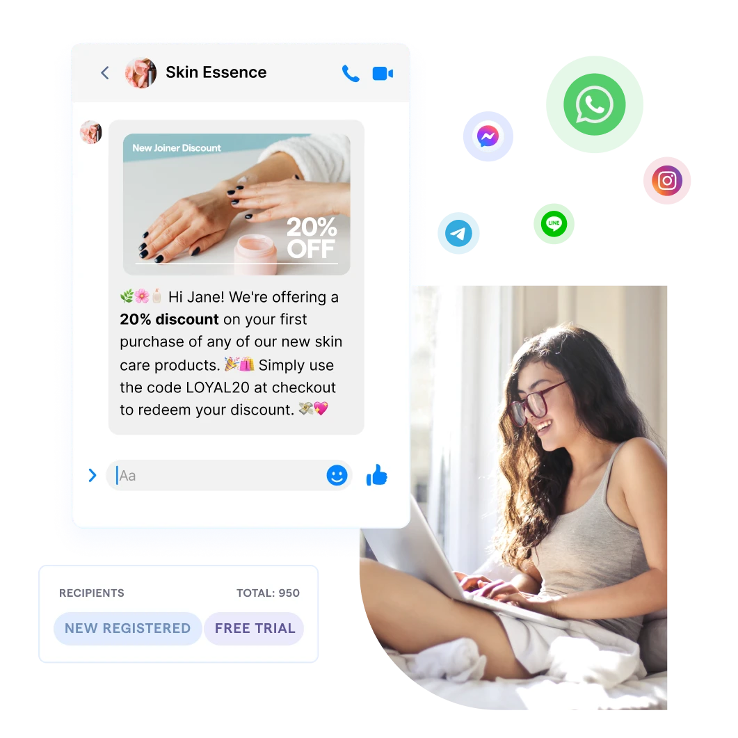 Best broadcast messaging tool SleekFlow