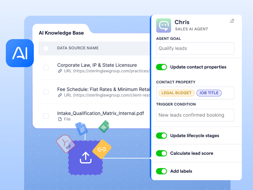 AI agent builder