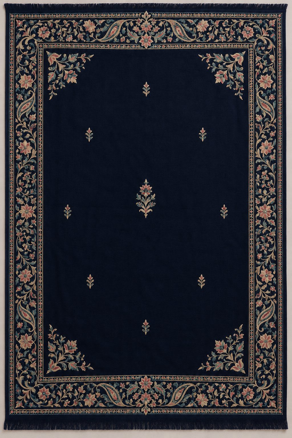statement of timeless elegance, this custom-embroidered dupatta features an original floral design crafted to bring richness, grace, and sophistication to tradi