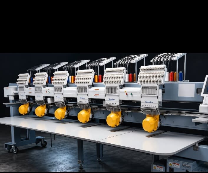 K Series Multi-Head Embroidery, Barudan used embroidery machine
