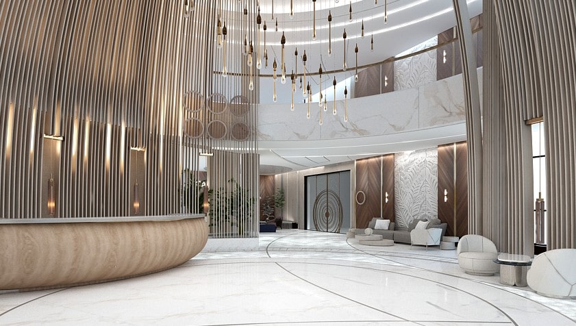 Hotel design services by Trust Lines