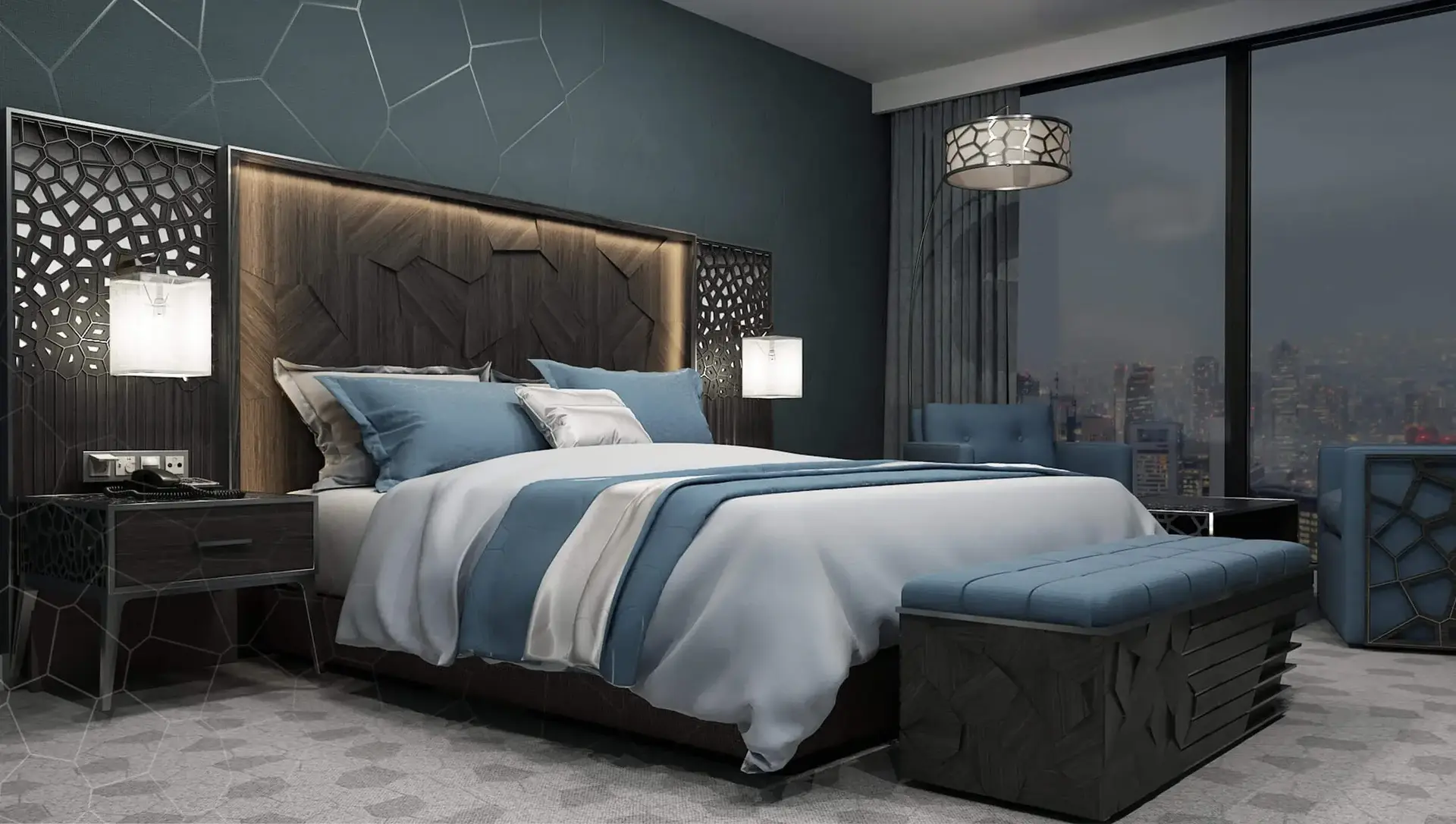 Luxurious hotel design by Trust Lines