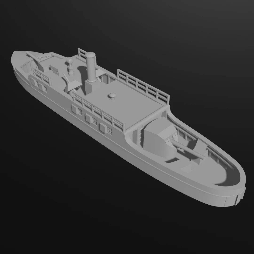 1:285/6mm French K Gunboat 285-FR-1, 3 of 5