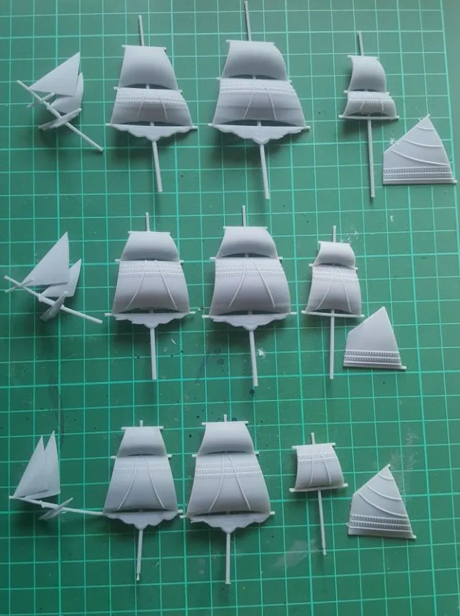 1/700 & 1/1200 Generic Mast Set & Blender Exporter AOA-ACC-4, 2 of 2