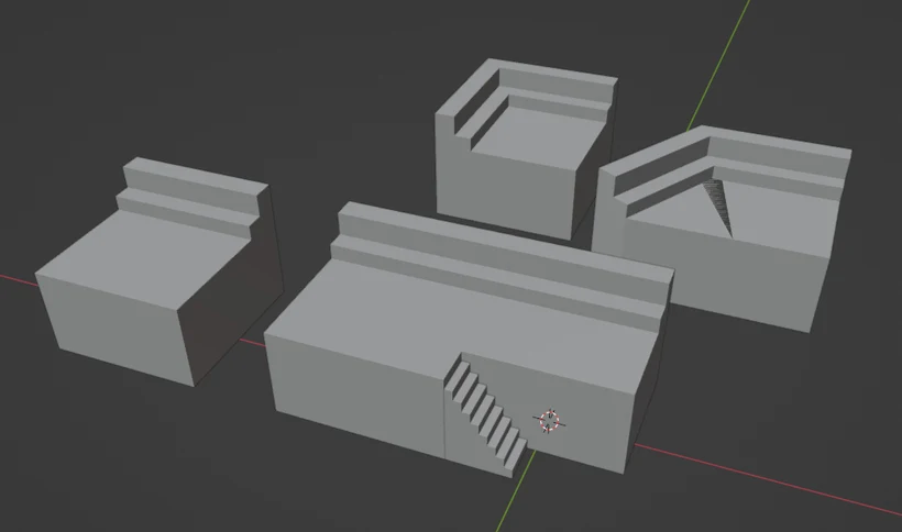 1/700 Dockside & Harbour Walls (plus Lighthouse) Blender File BB-6, 3 of 4
