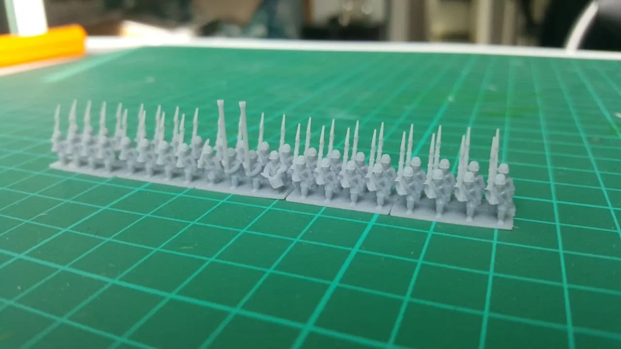 6-15mm ACW Infantry Regiment in Sack Coats & Blender File ACW-5, 1 of 7