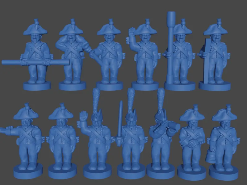 6-15mm French Foot Artillery Crew (1792-1805) NAP-FR-5, 1 of 1