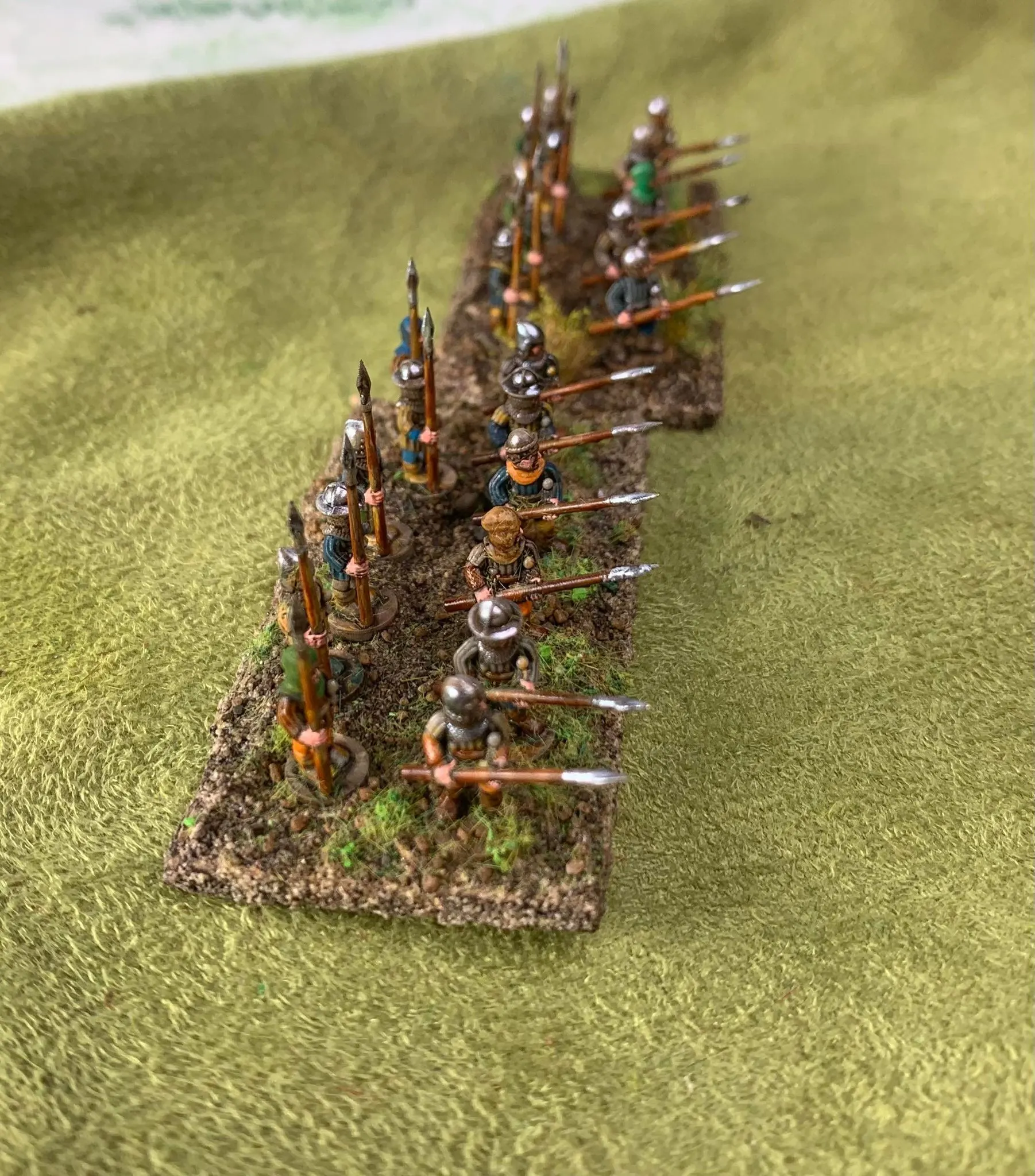 6-15mm Medieval Polearm Infantry (Spears, Bills & Voulges) (2 Poses) HYW-1, 2 of 9