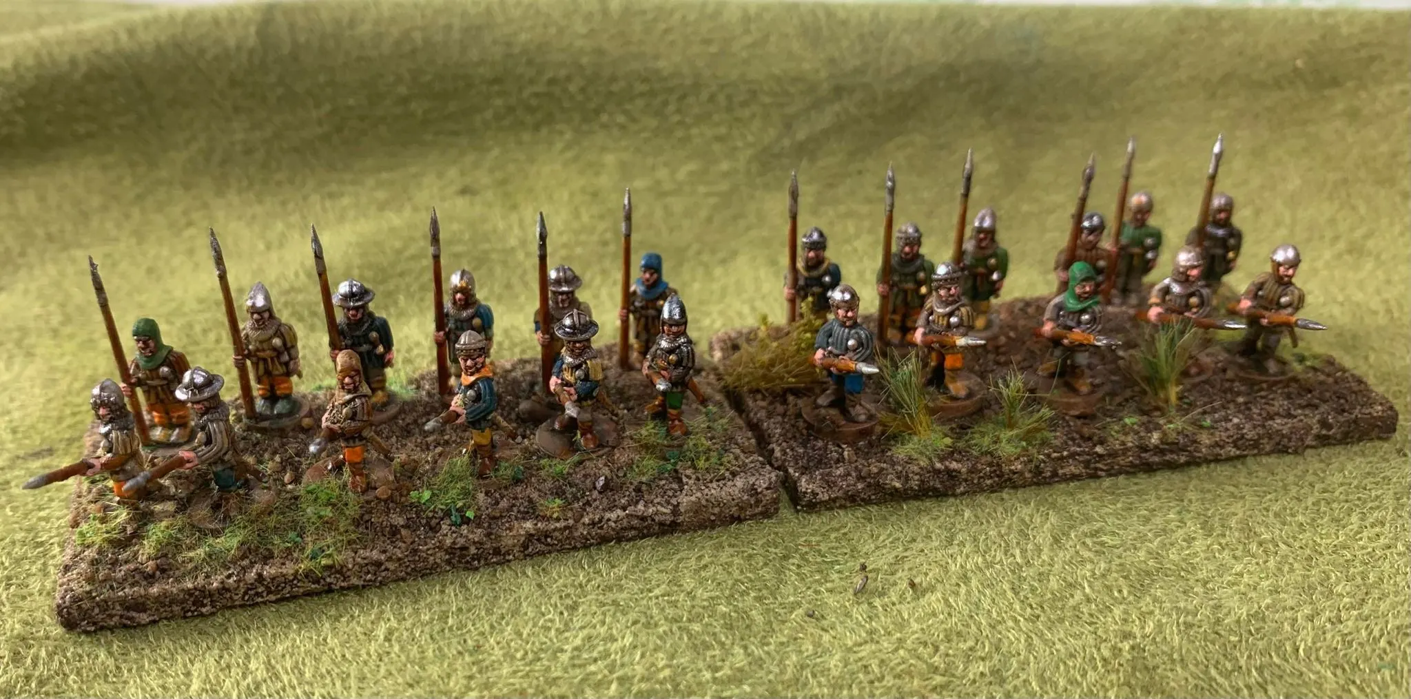 6-15mm Medieval Polearm Infantry (Spears, Bills & Voulges) (2 Poses) HYW-1, 3 of 9