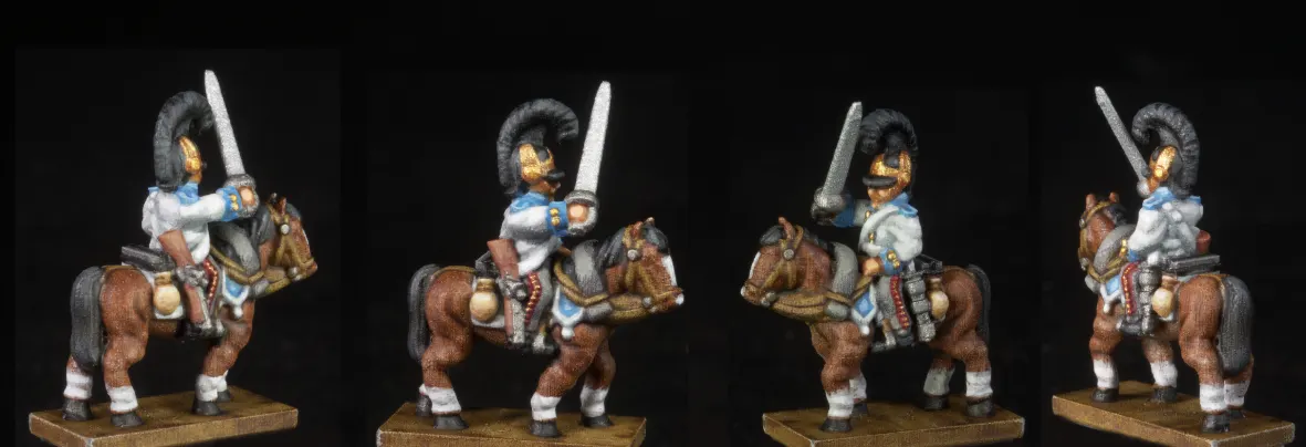 6-15mm Prussian Cuirassiers (1808-15) NAP-PR-13, 1 of 2