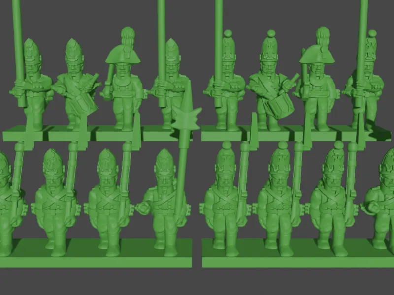 6-15mm Russian Pavlovsk Grenadiers & Fusiliers (1802-08) NAP-RU-4, 1 of 3