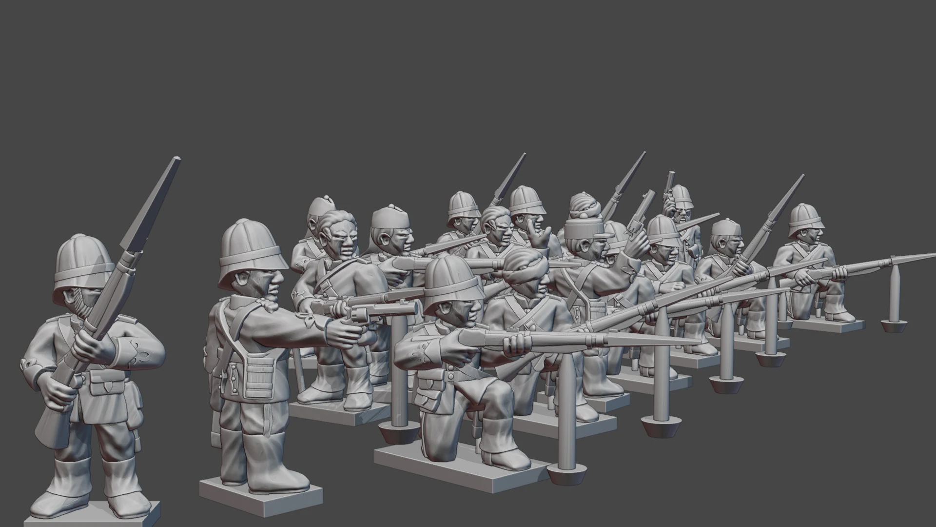British Zulu War Infantry 1879 ZU-GB-1, 1 of 6