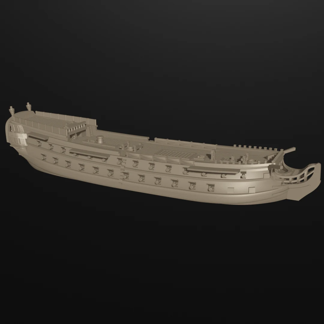 DK Danish Razee Provesteen (52 guns), 1799-1801 & Blender Exporter AOA-DK-9, 1 of 1
