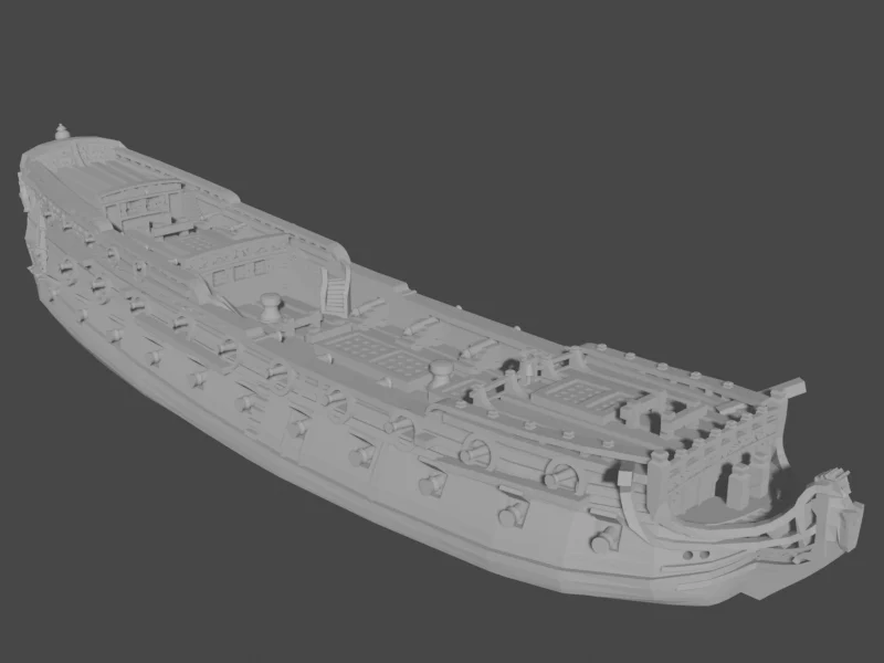 EN English Frigate "HMS Mordaunt" GS-EN-1, 1 of 6