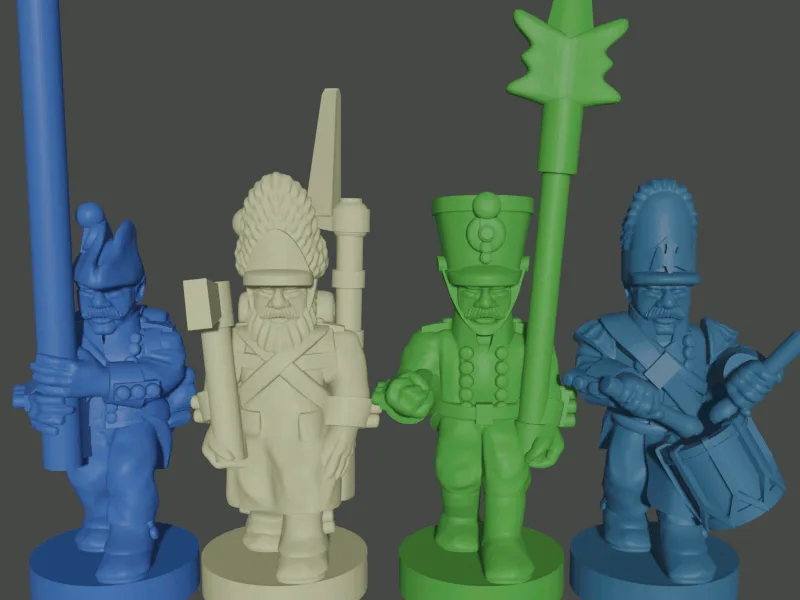 Europe Asunder Free Sample Pack: Supportless 6mm Napoleonic Miniatures NAP-1, 4 of 4