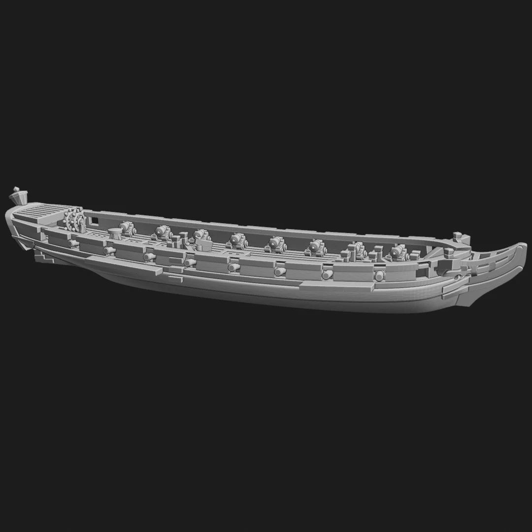 FR Abeille/Curieux-class Brig (16 guns), 1800-1847 & Blender Exporter, AOA-FR-12, 1 of 2