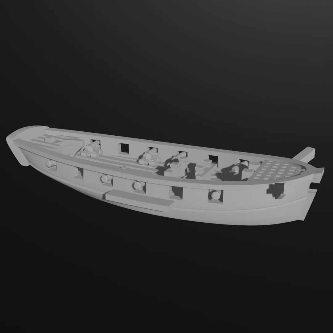 FR/GB Entreprenante Cutter  (10 guns) 1797-1812 & Blender Exporter, AOA-GB-13, 1 of 1