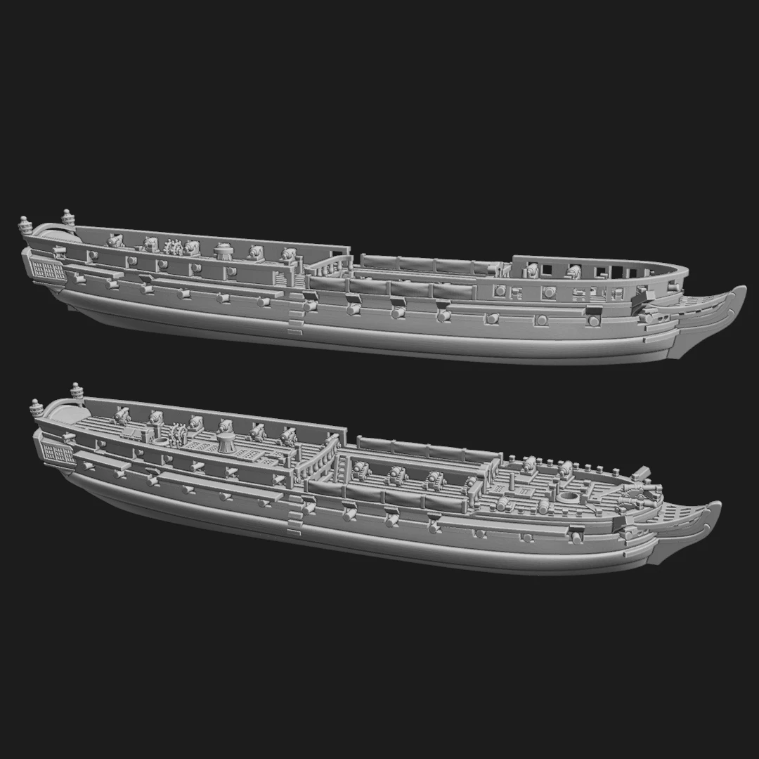 GB British 36-gun Frigates (2-PACK; Apollo, Phoebe) (36 guns), (1795-1908), & Blender Exporter, AOA-GB-41, 1 of 2