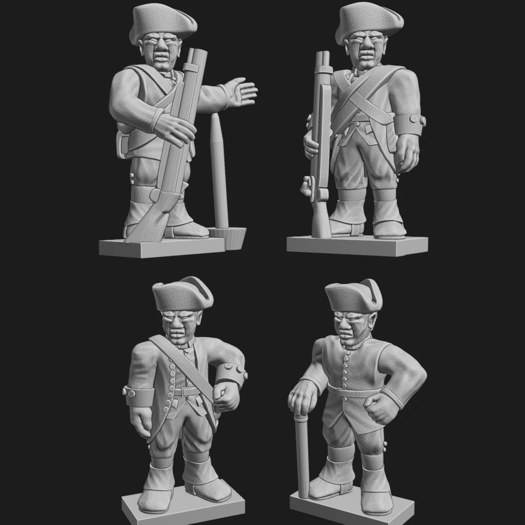 Irregular Foot Command in Town Dress AWI-IR-4, 1 of 1