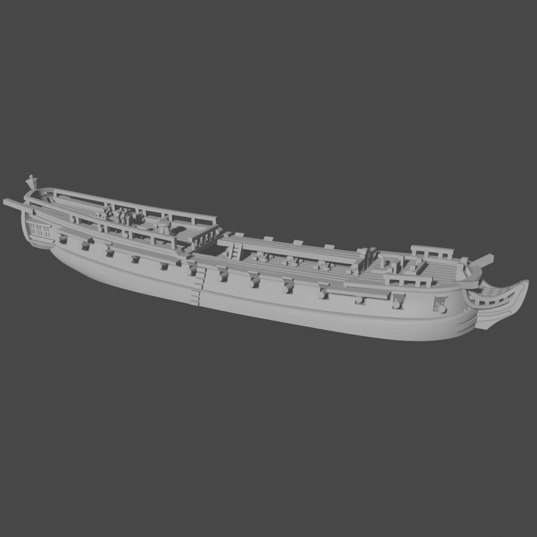US Raleigh-class Frigate  (32 guns), 1776-83 AOA-US-1, 1 of 1