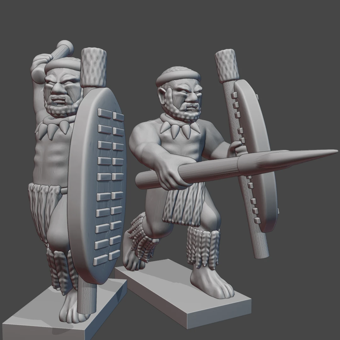 Zulu Married & Unmarried Warriors ZU-2, 3 of 5