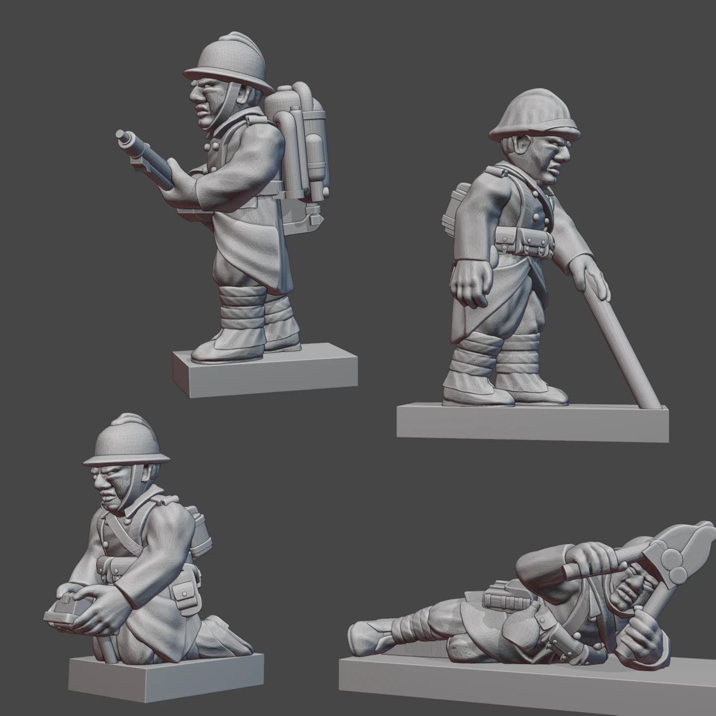 French WW2 Pioneers (1939-40) WWII-FR-19, 1 of 1