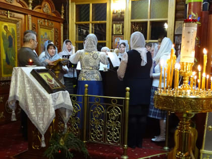 В Костомукше встретили Рождество